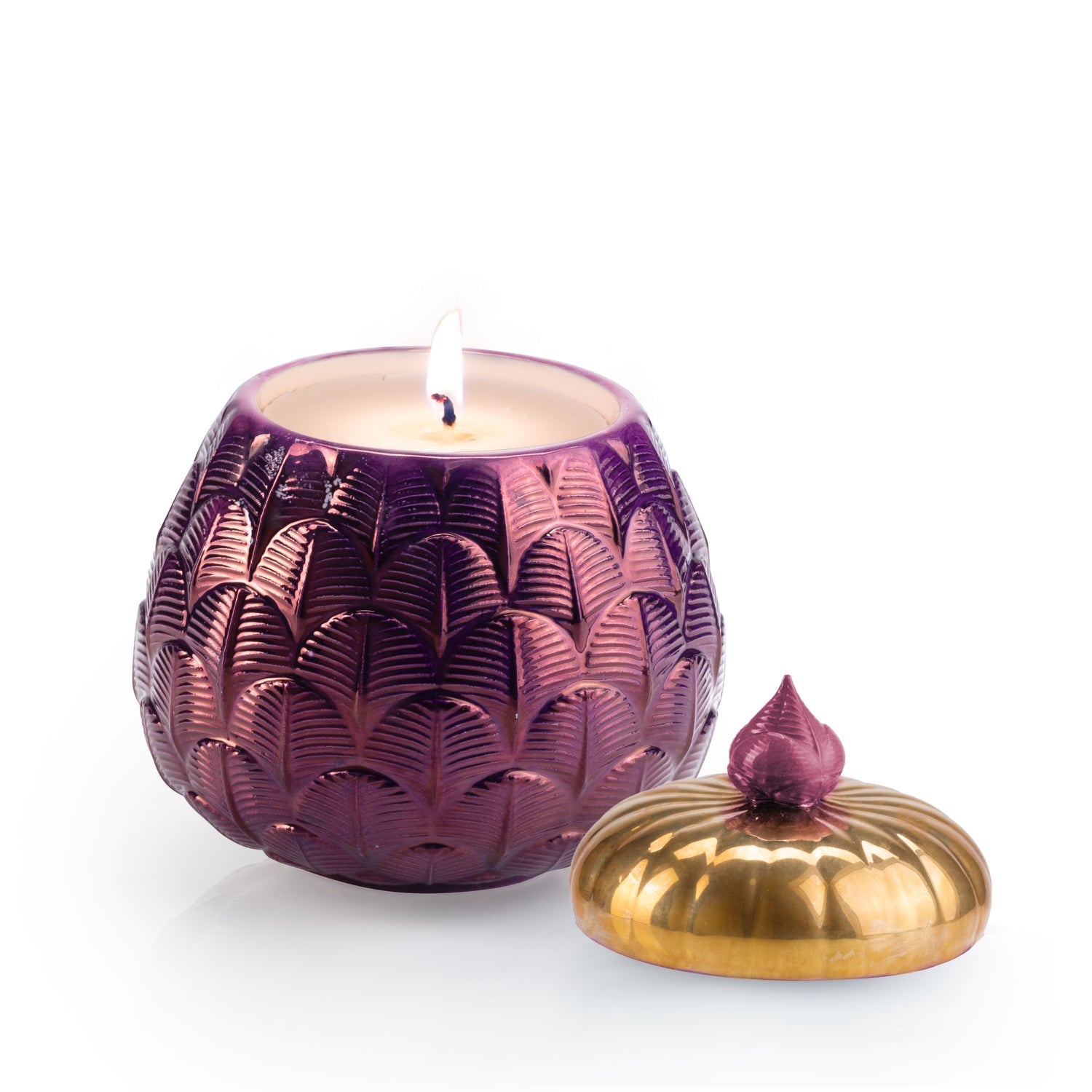 Lolita Charlotte Scented Candle - Fuchsia & Gold