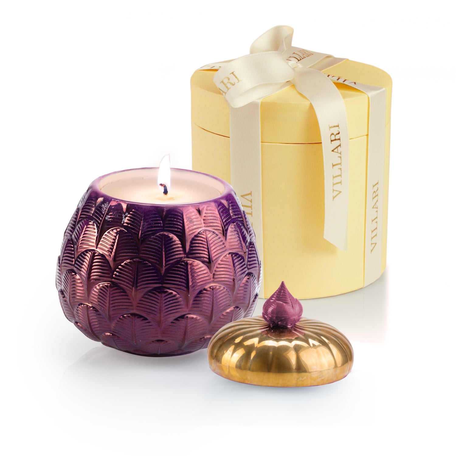 Lolita Charlotte Scented Candle - Fuchsia & Gold