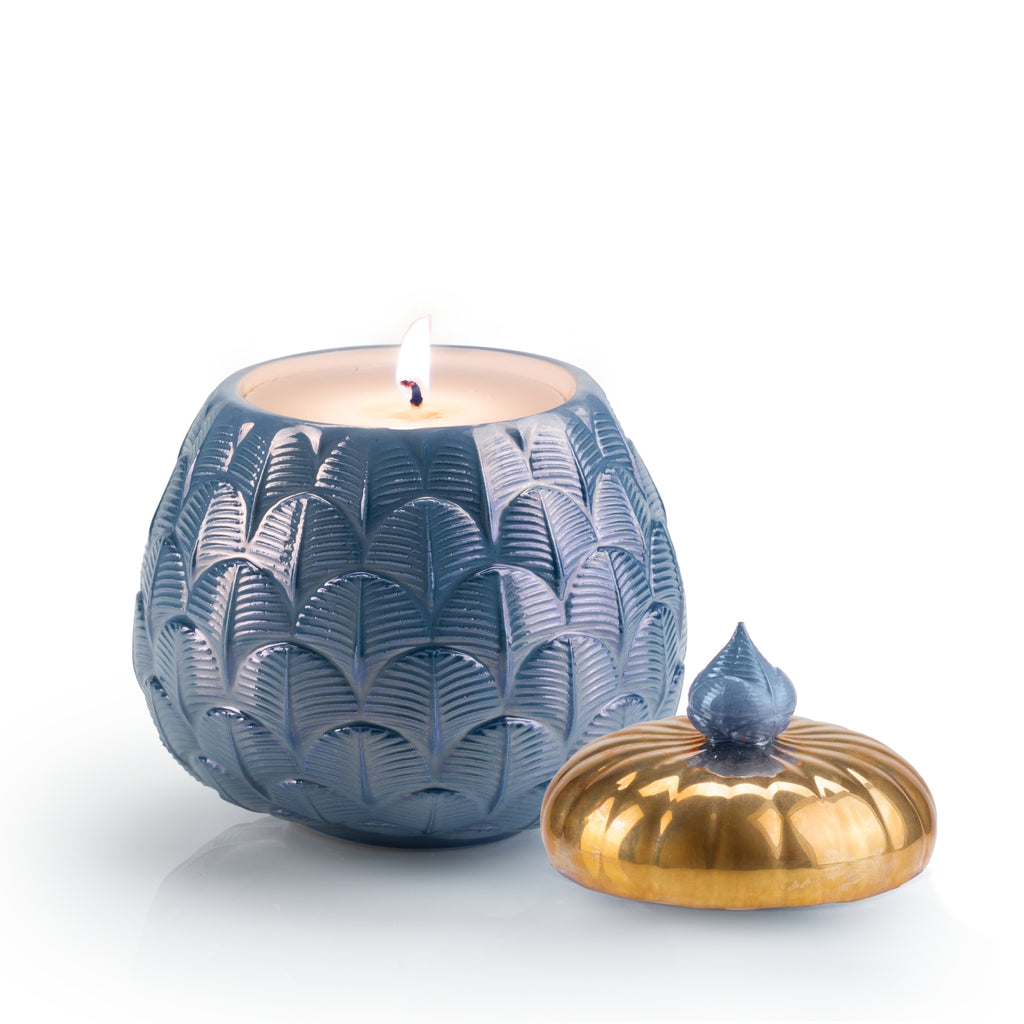 Lolita Charlotte Scented Candle - Blue & Gold