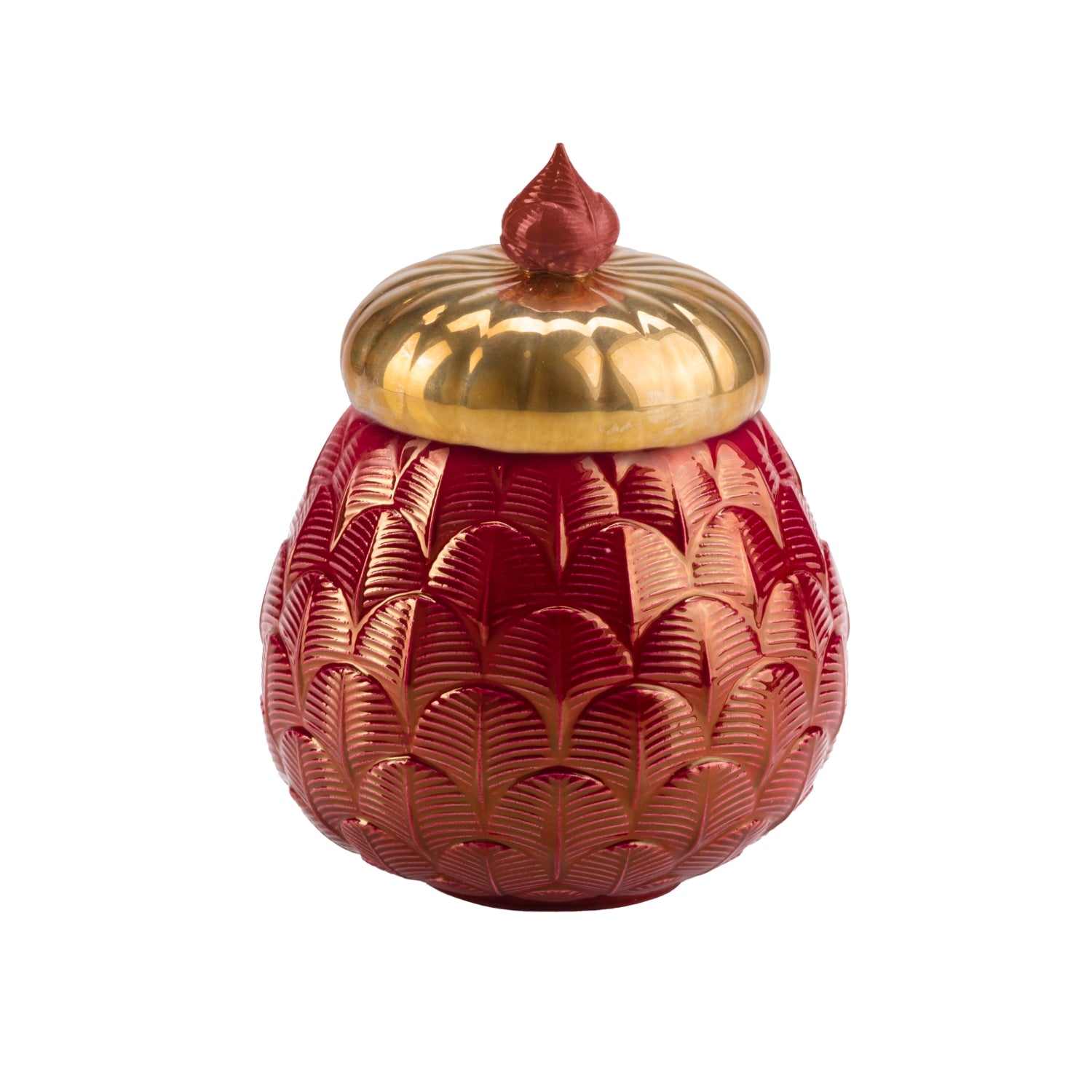 Lolita Charlotte Scented Candle - Pearly Red & Gold