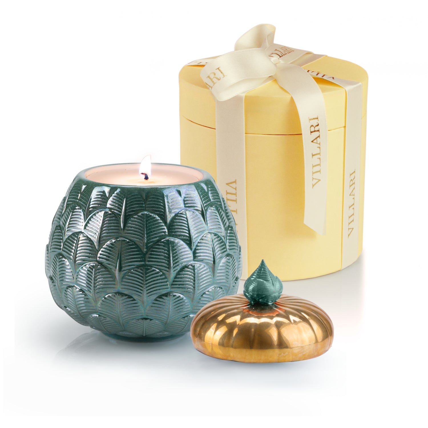 Lolita Charlotte Scented Candle - Pearly Green & Gold