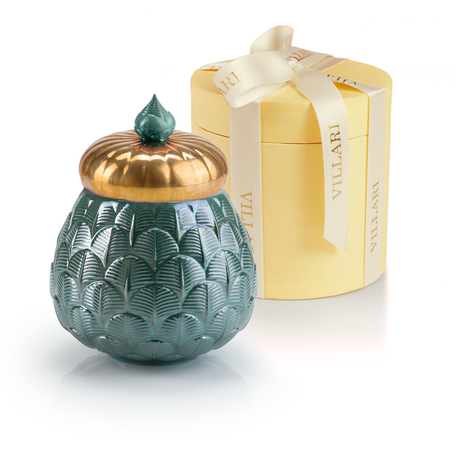 Lolita Charlotte Scented Candle - Pearly Green & Gold