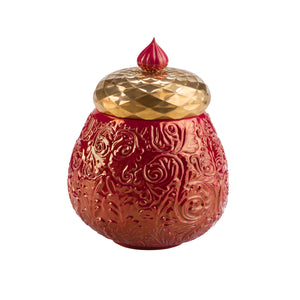 Lolita Alida Scented Candle - Pearly Red & Gold