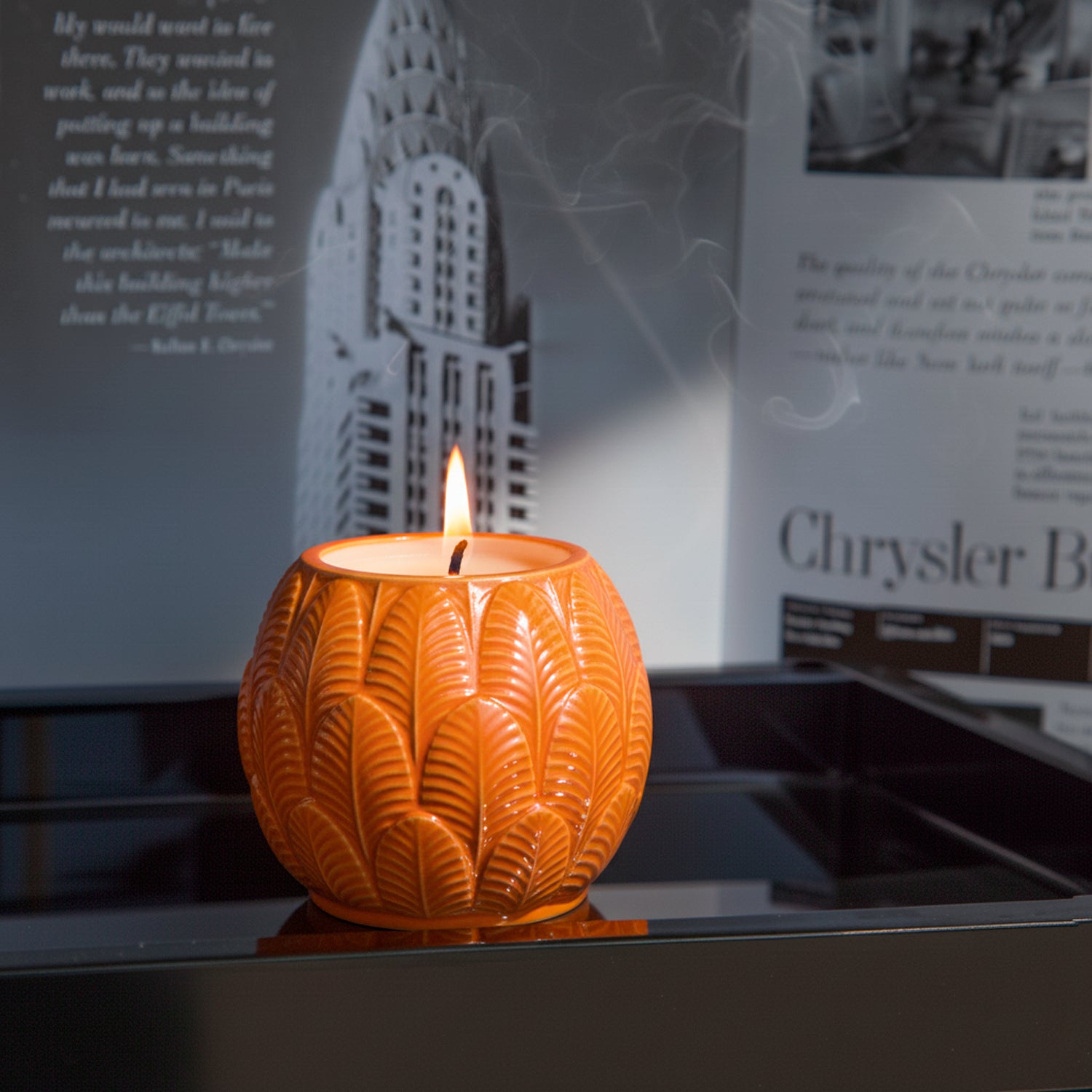 Peacock Baby Scented Candle  - Mango