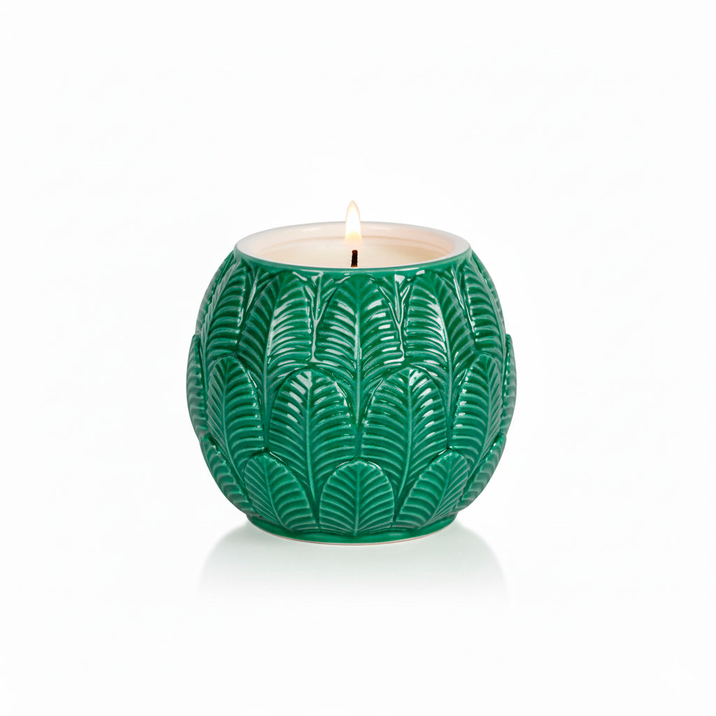 Peacock Baby Scented Candle  - Peacock Green 