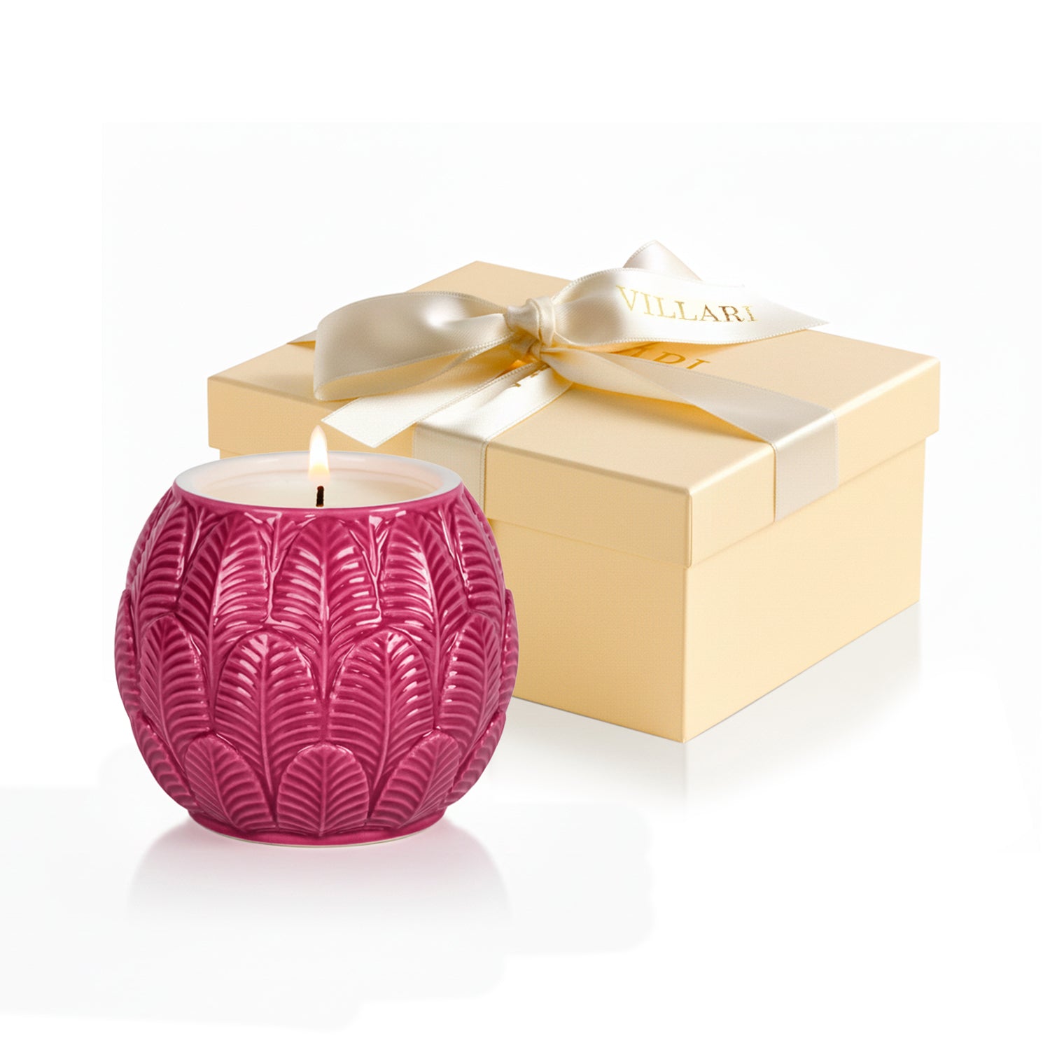 Peacock Baby Scented Candle  - Fuchsia