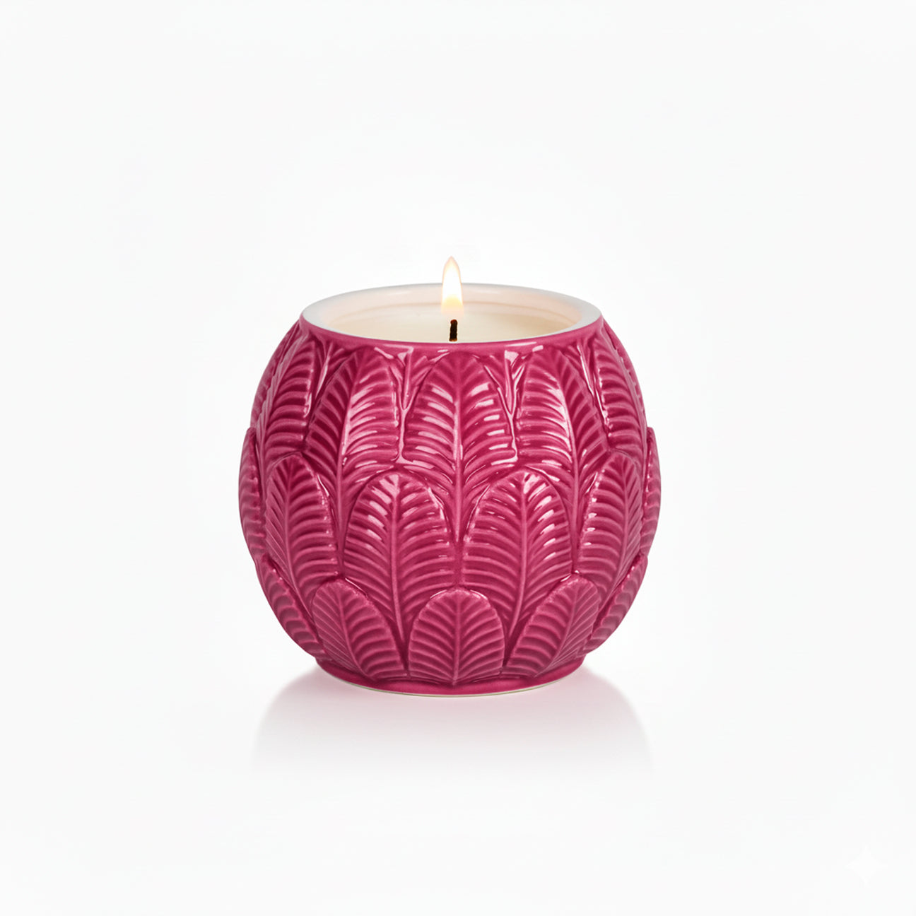 Peacock Baby Scented Candle  - Fuchsia 
