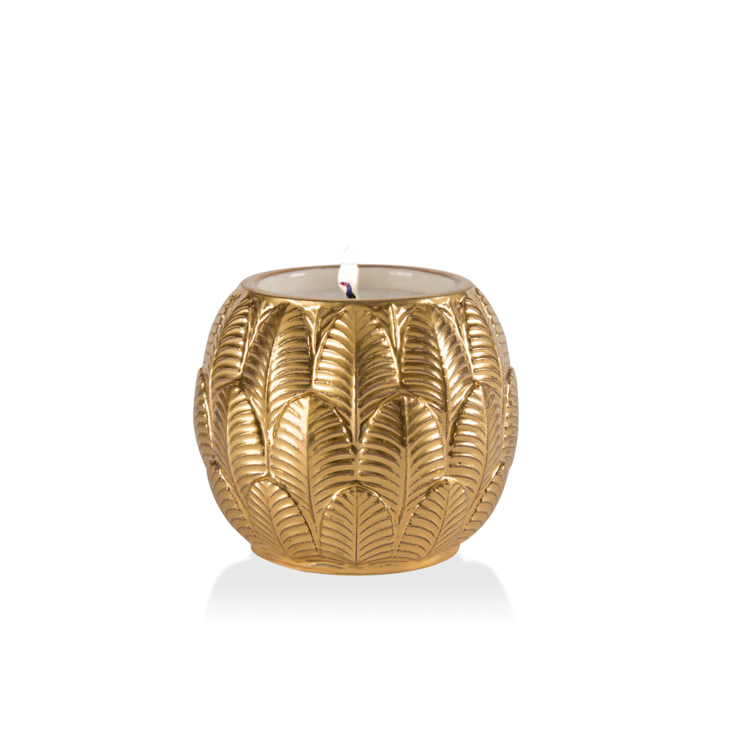 Peacock Baby Scented Candle  - Gold