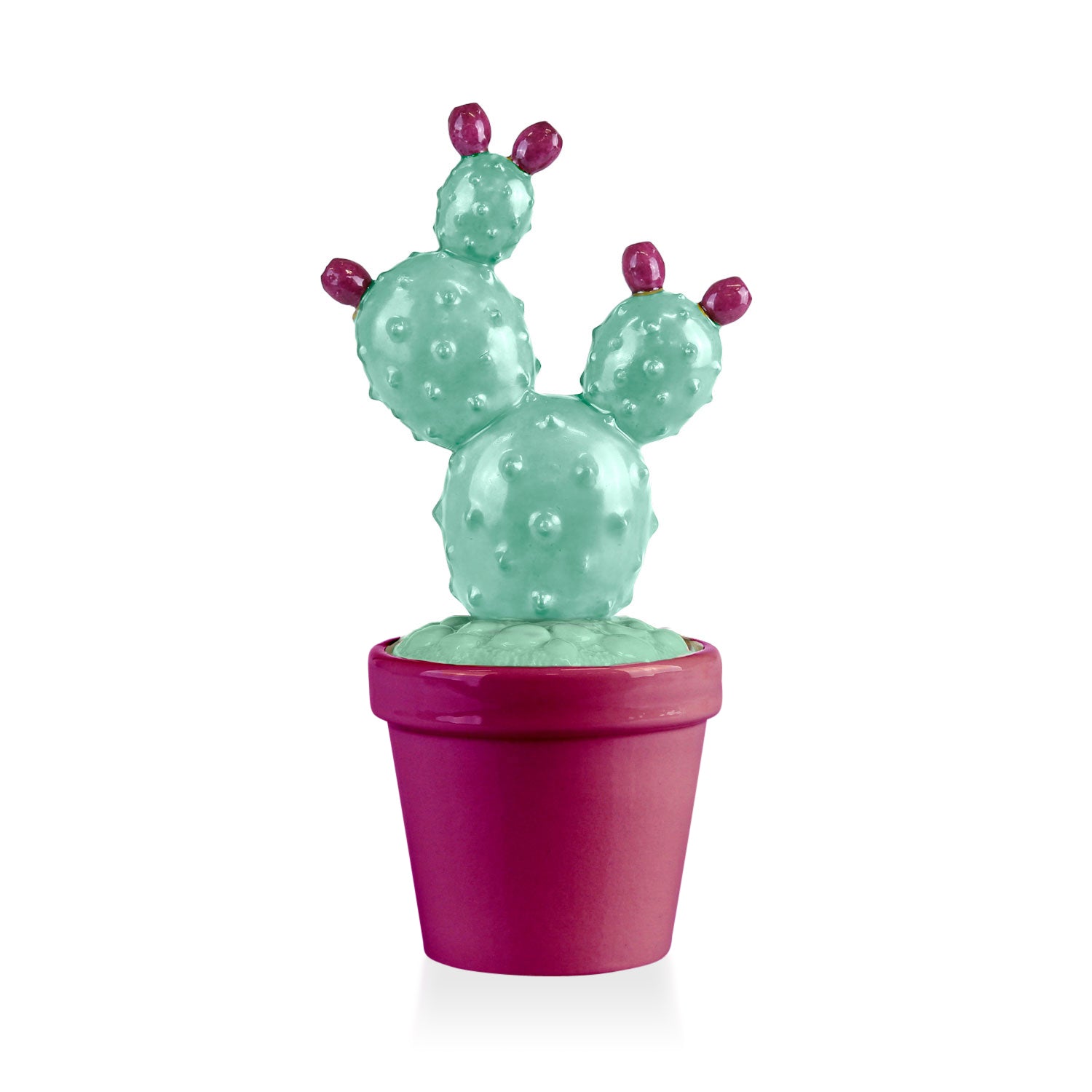 Prickly Pearl Scented Candle - Aquamarine & Fuchsia