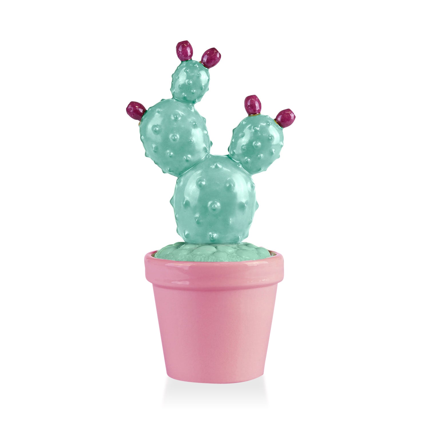 Prickly Pearl Scented Candle - Aquamarine & Pink