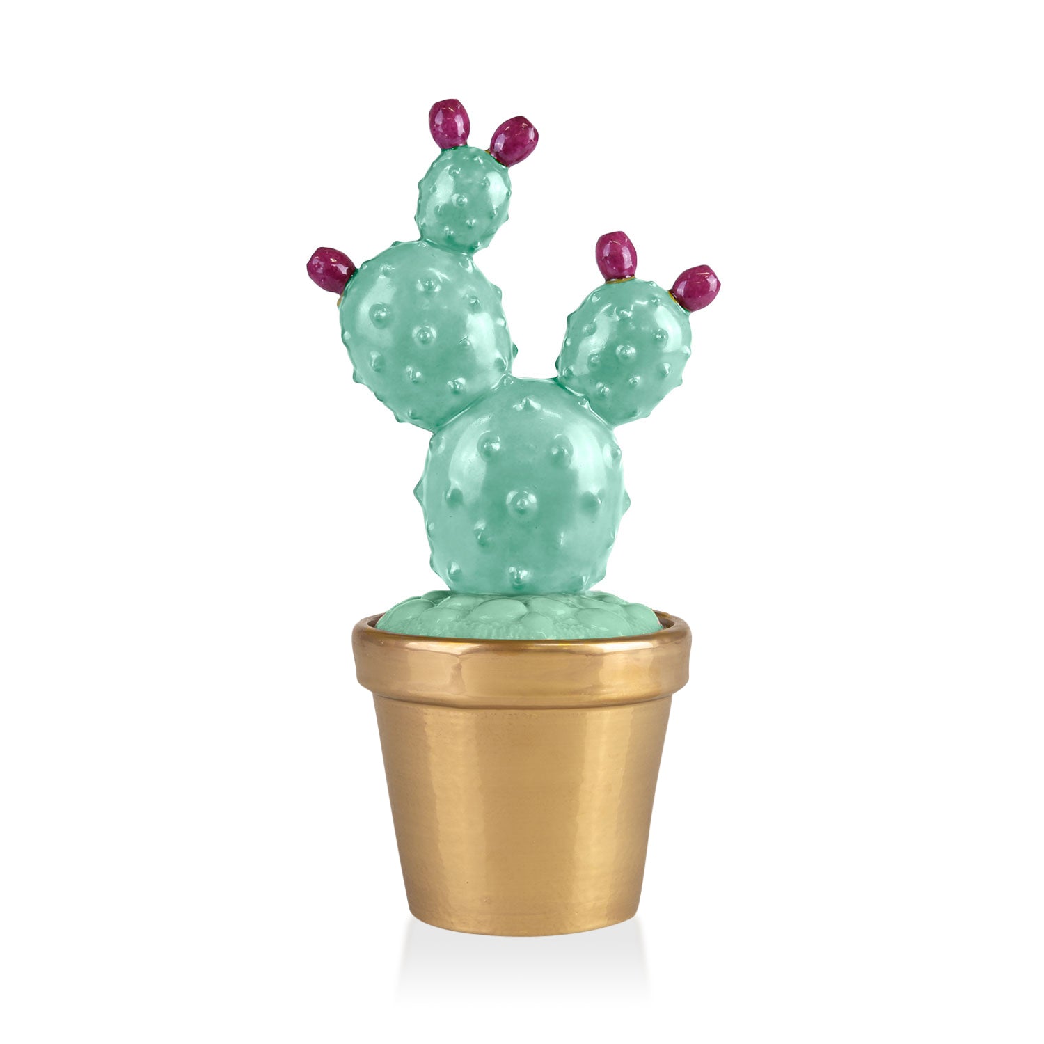 Prickly Pearl Scented Candle - Gold & Aquamarine