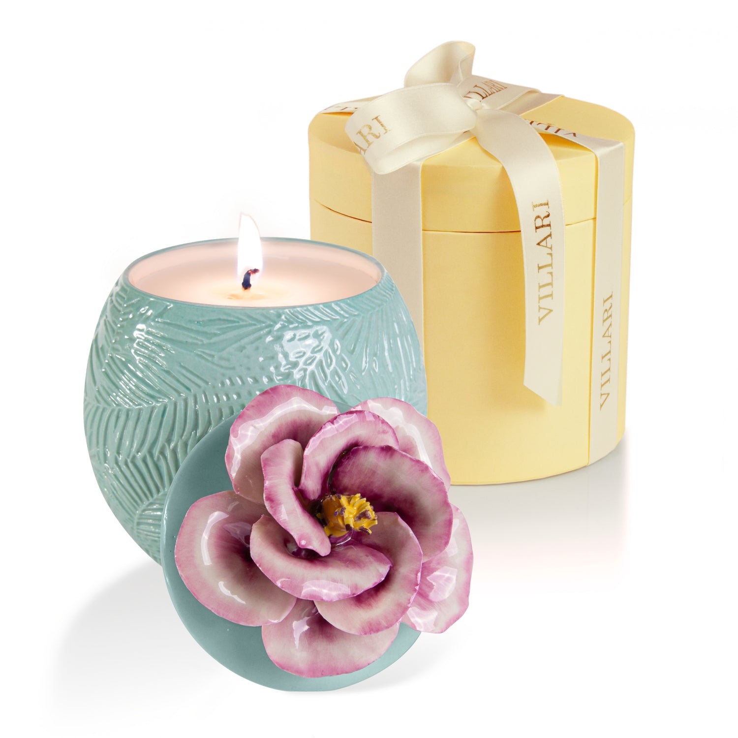 Acapulco Ibiscus Scented Candle - Aquamarine