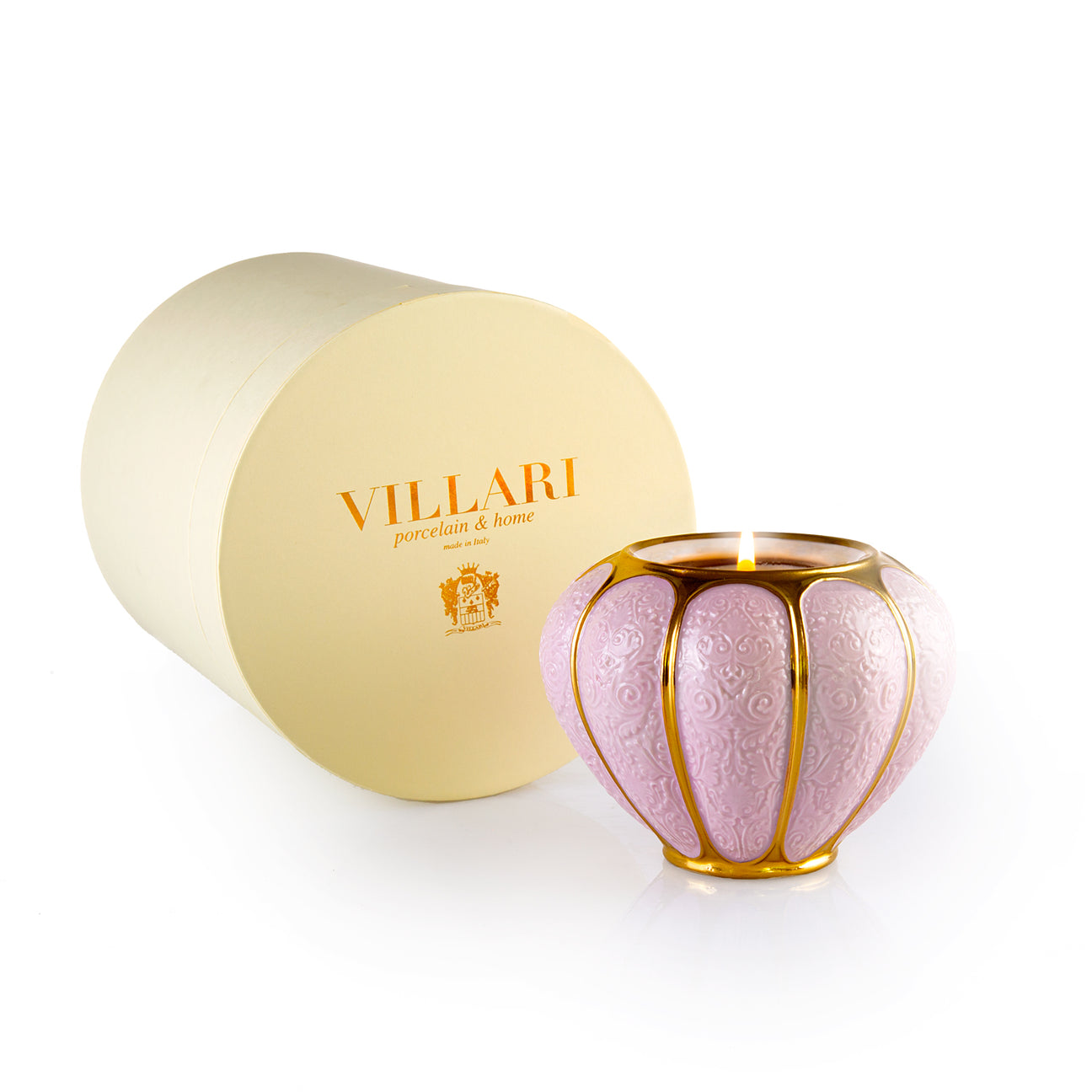 Amour Scented Candle - Baby Pink &amp; Gold 