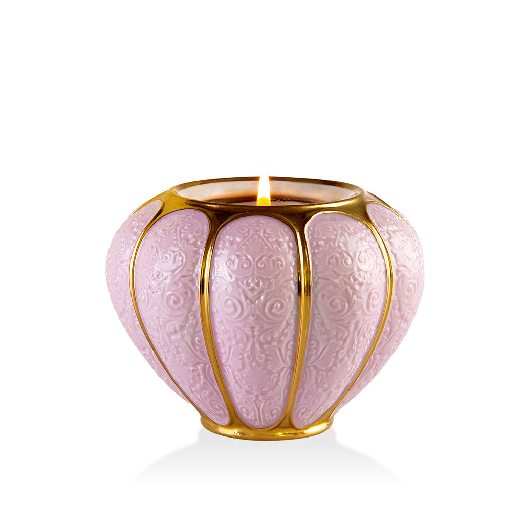 Amour Scented Candle - Baby Pink & Gold