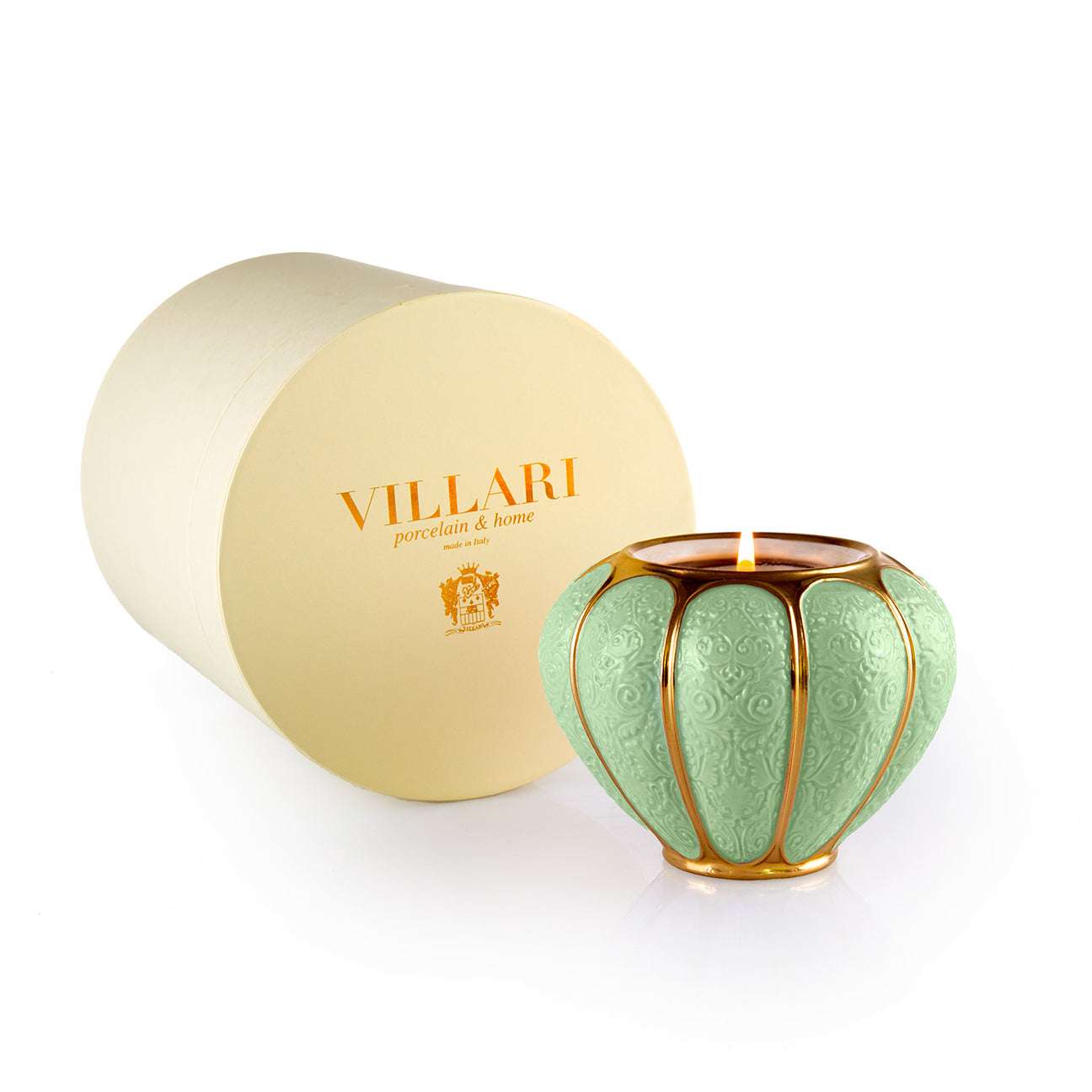 Amour Scented Candle - Spring Green &amp; Gold 