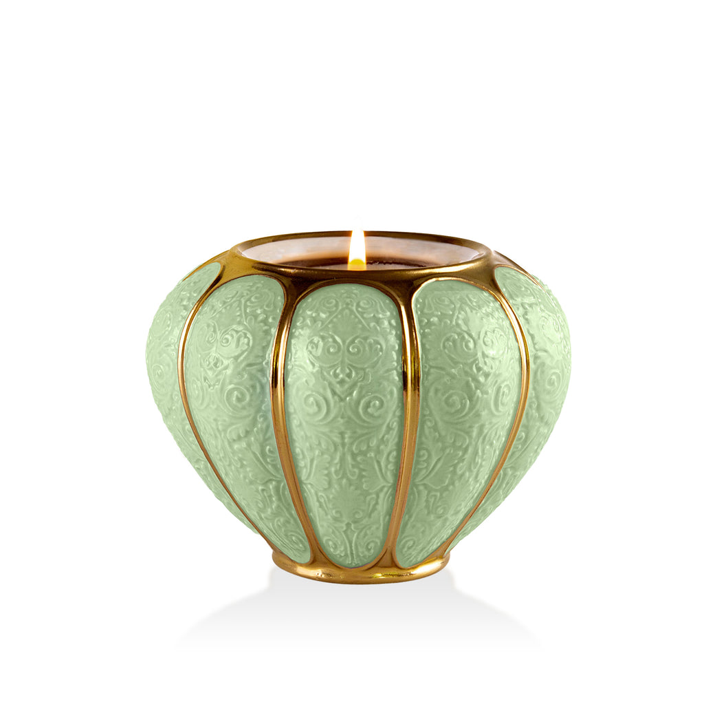 Amour Scented Candle - Spring Green & Gold