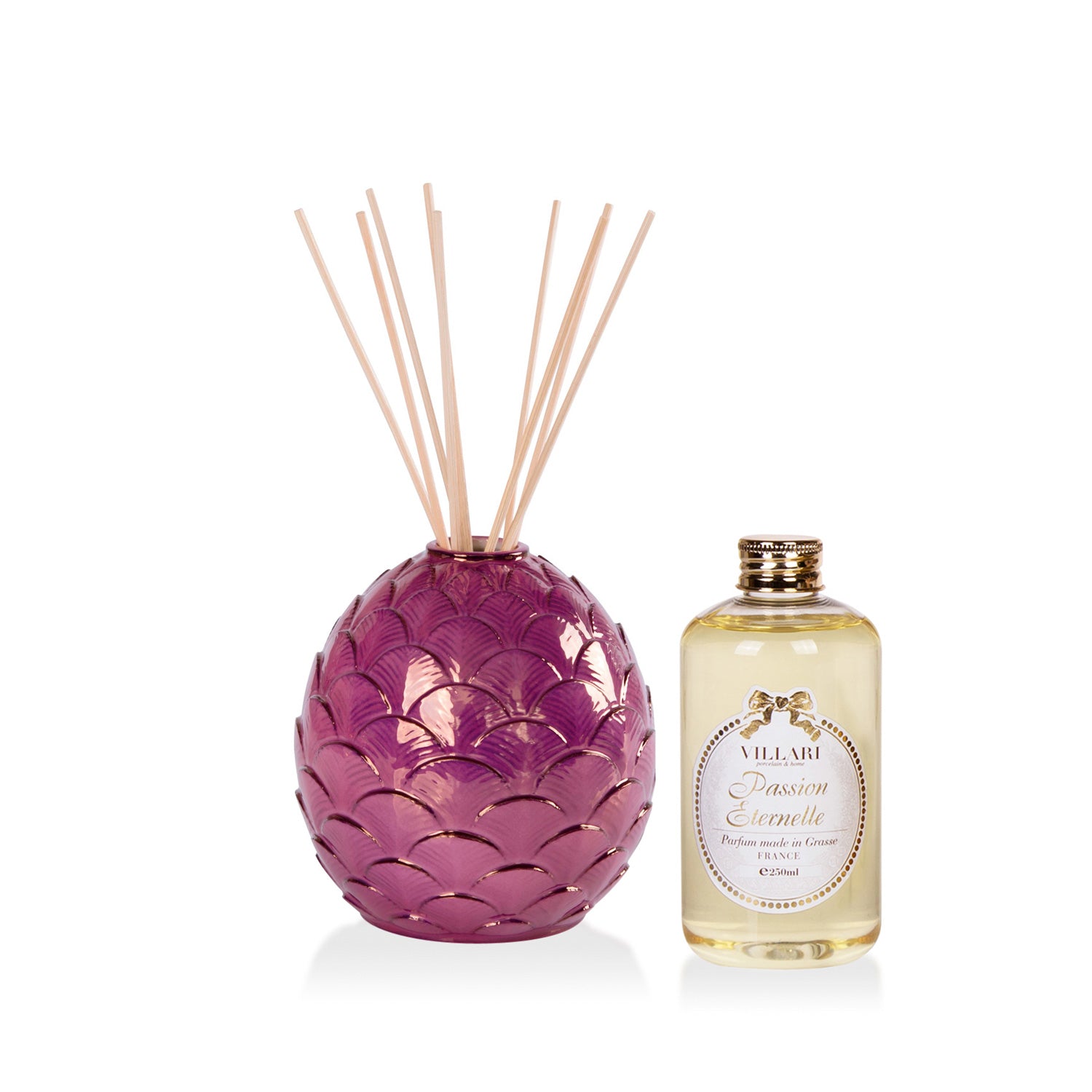 Peacock Home Fragrance Diffuser  - Pearly Fuchsia
