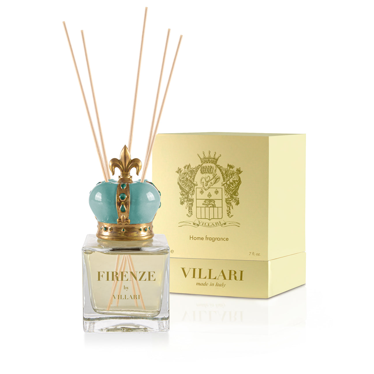 Firenze Home Fragrance Diffuser - Aquamarine &amp; Gold 