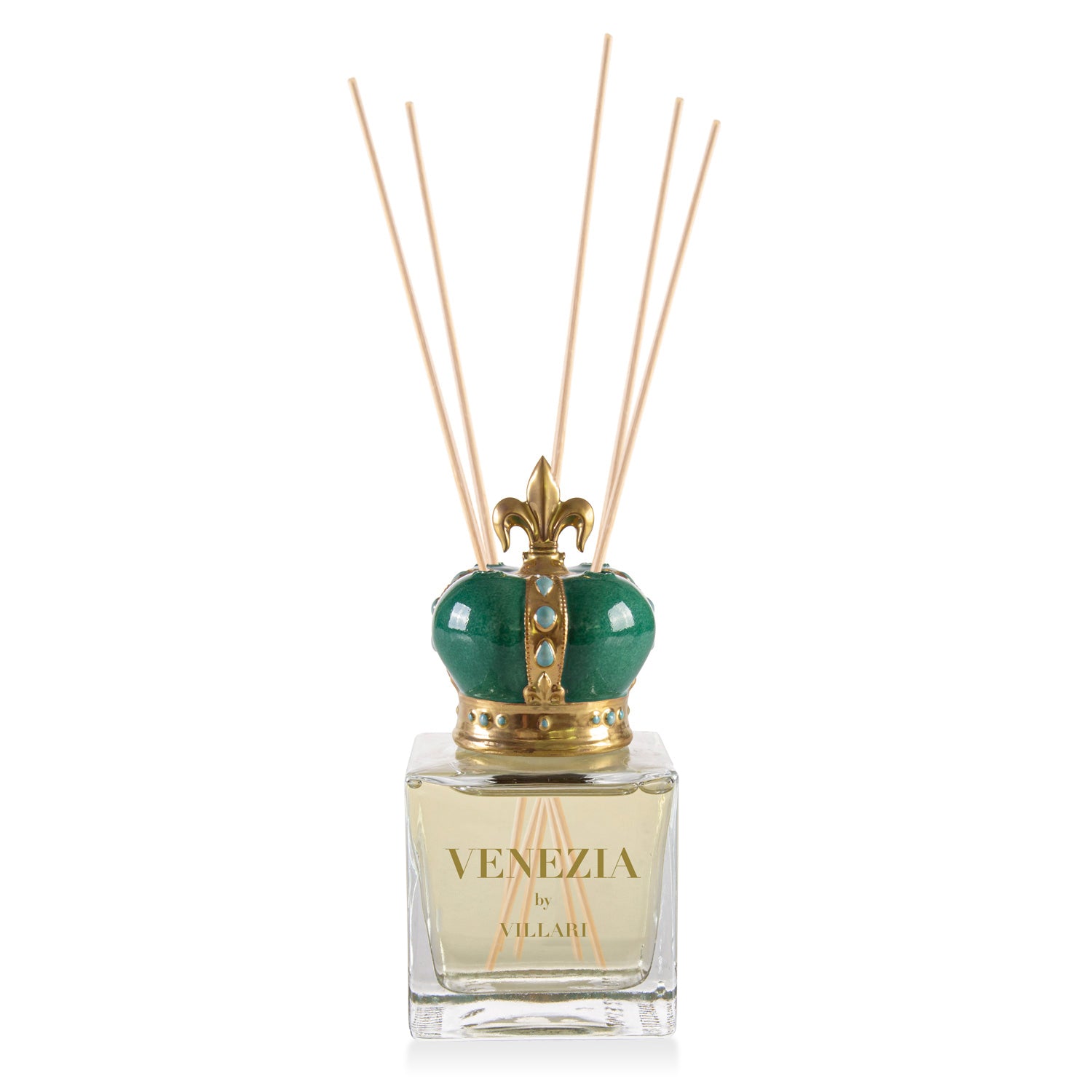 Venezia Home Fragrance Diffuser - Peacock Green & Gold