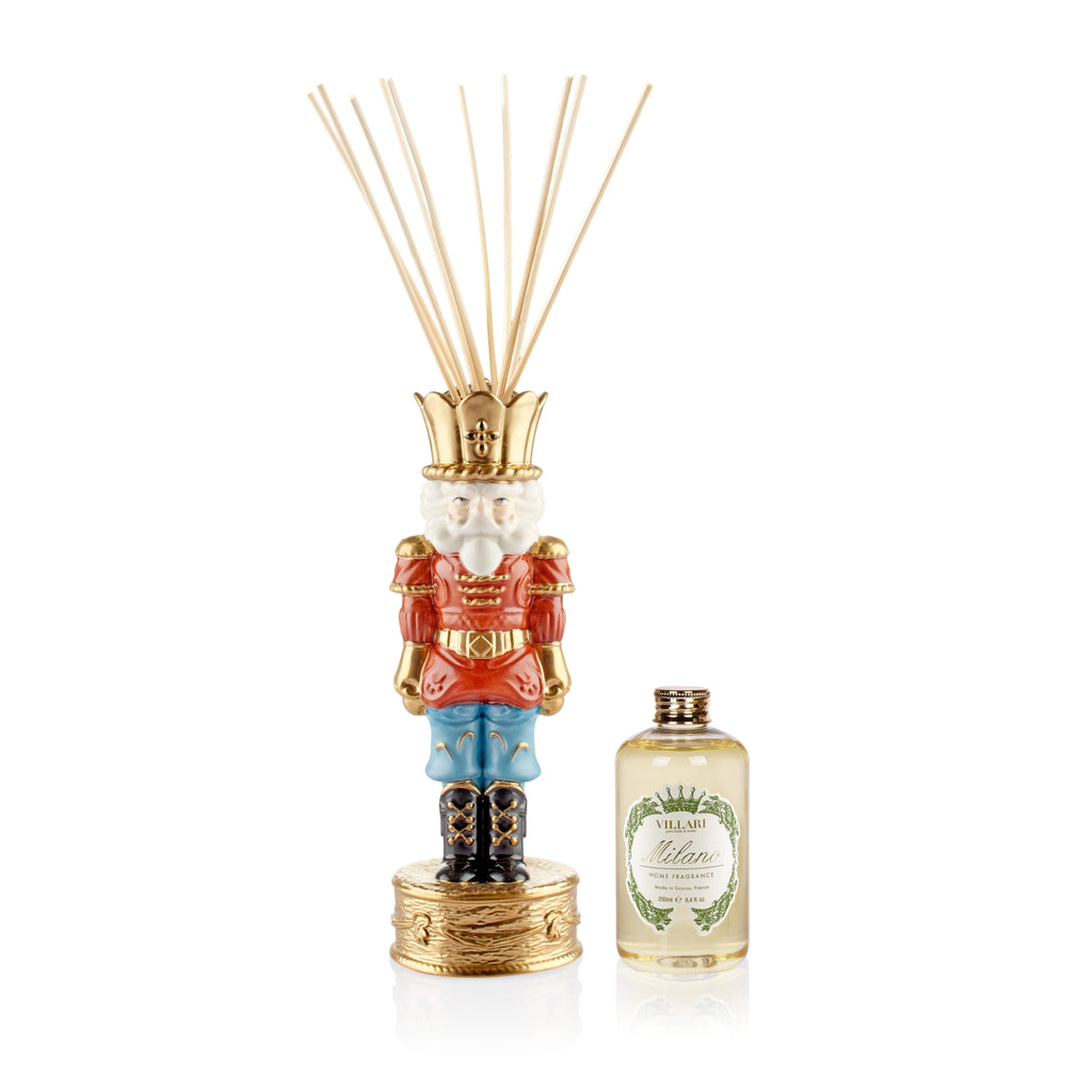 Nutcracker Soldier Home Fragrance Diffuser - Multicolor & Gold