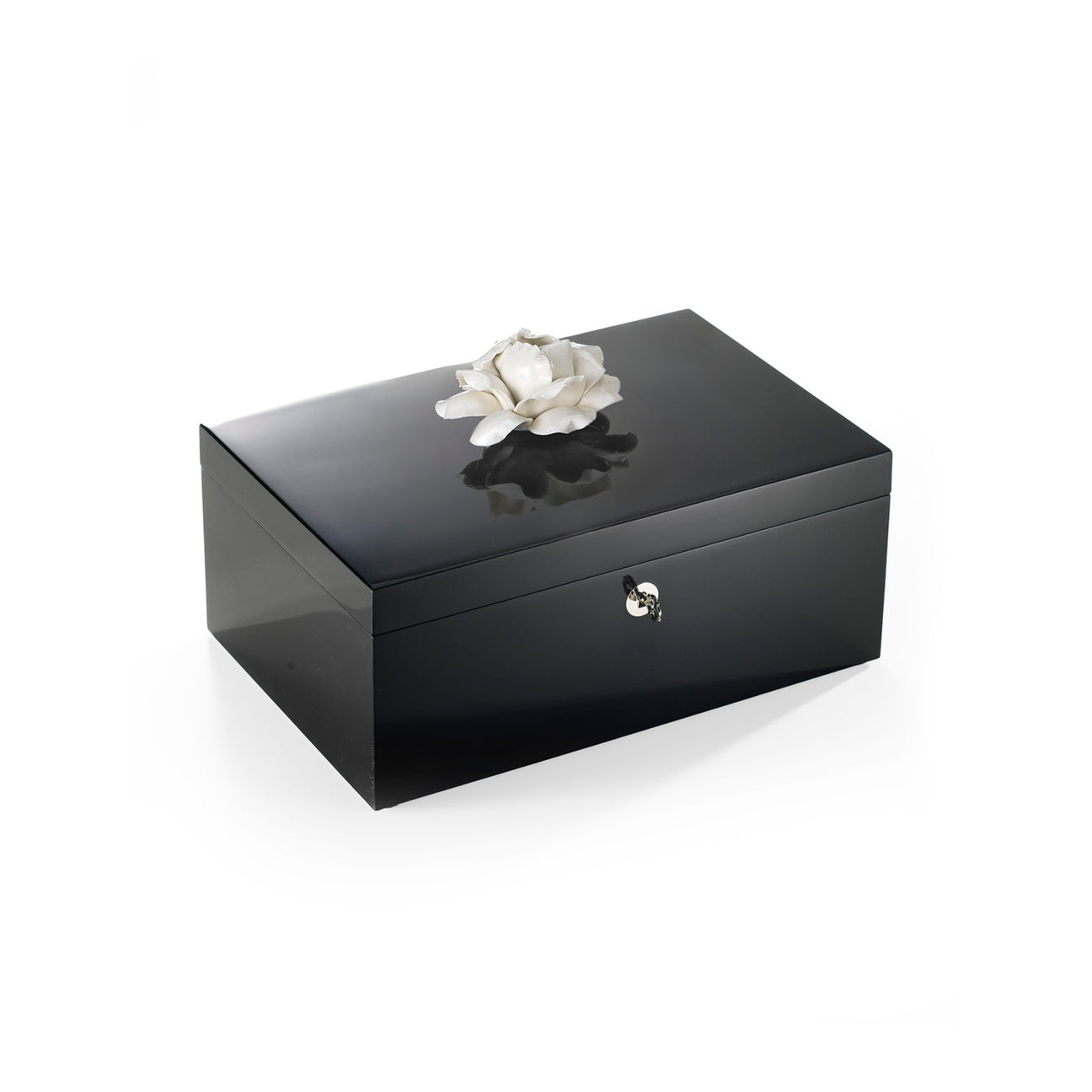 Camelia Jewellry Box - White 