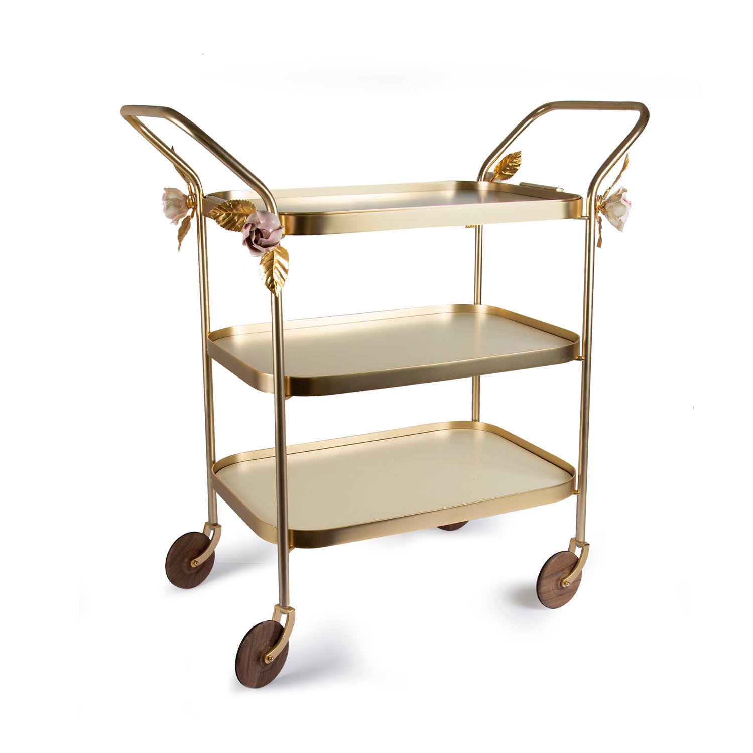 Romantic Tea Trolley - Pink & Gold