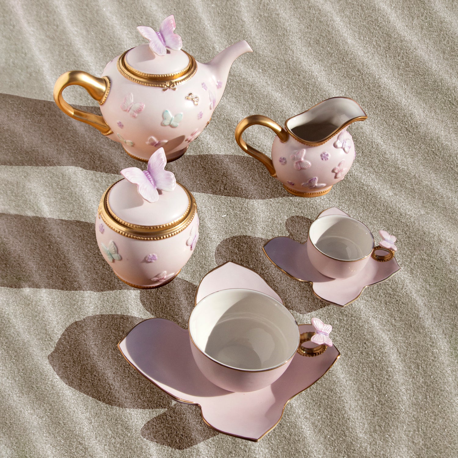 Butterfly Tea Set - Pink