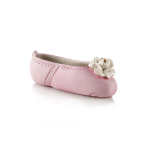 Ballet Shoe - 12 Cm - Pink & White