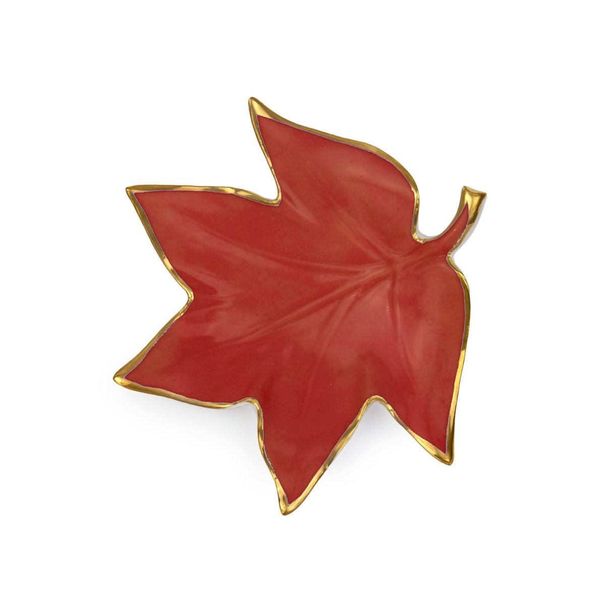 Autumn Coral Maple Leaf 