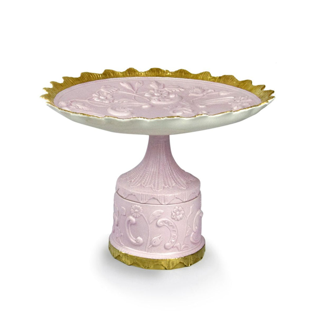 Taormina Pink & Gold Cake Stand