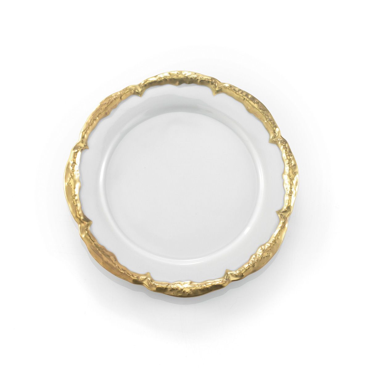 Empire White & Gold Bread & Butter Plate