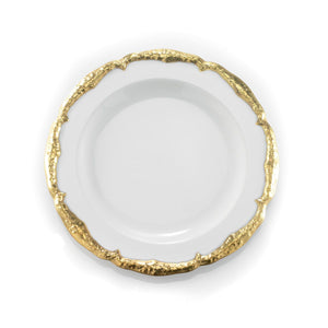 Empire White & Gold Dessert Plate