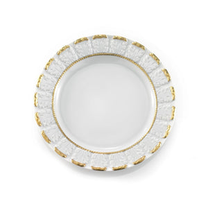 Queen Elizabeth White & Gold Dessert Plate