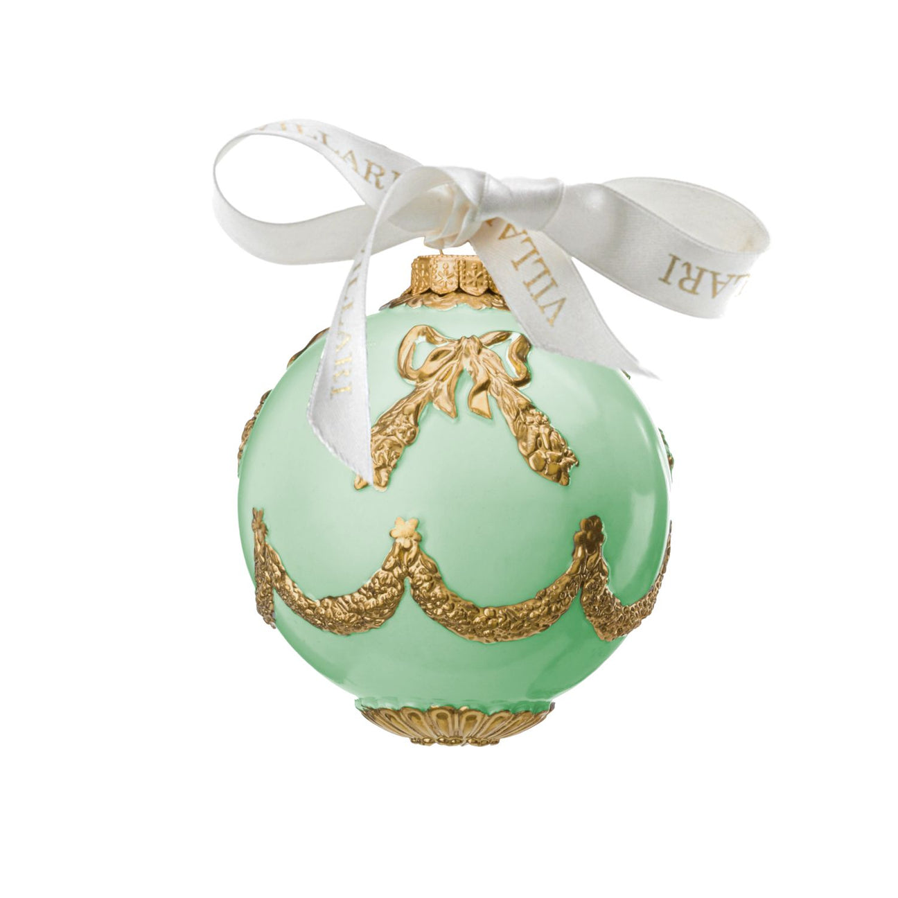 Imperial Christmas Bauble  - Green &amp; Gold 