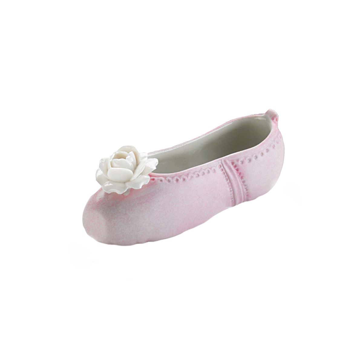 Ballet Shoe - Small Size - 9 Cm - Pink &amp; White 