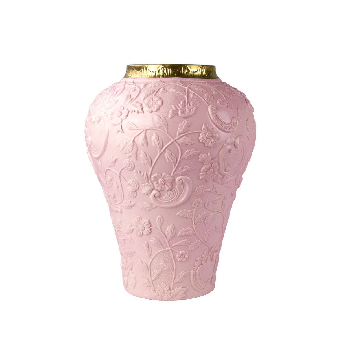 Taormina Large Vase - Pink &amp; Gold 