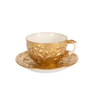 Taormina Gold Tea Cup & Saucer