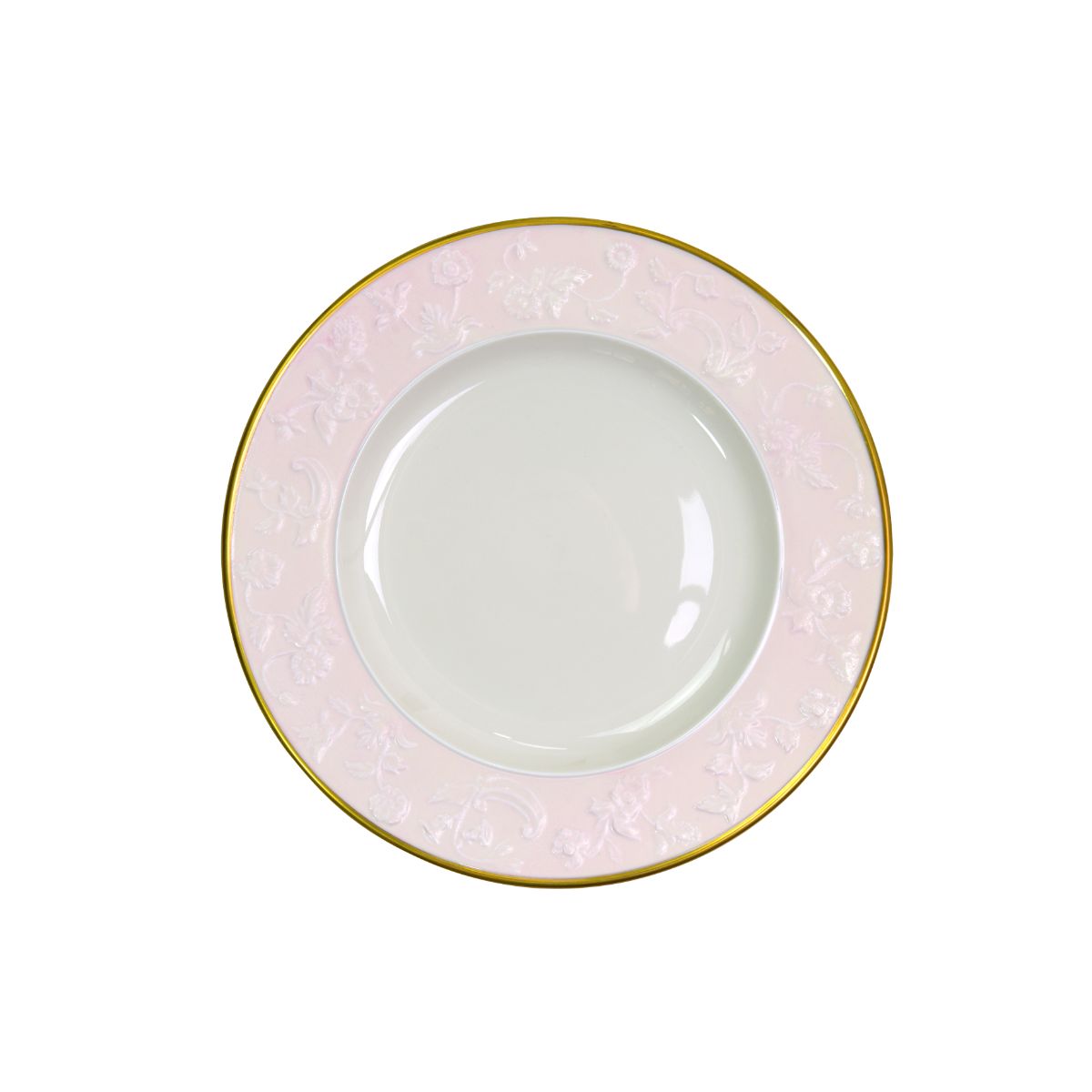 Taormina Pink &amp; Gold Bread &amp; Butter Plate 