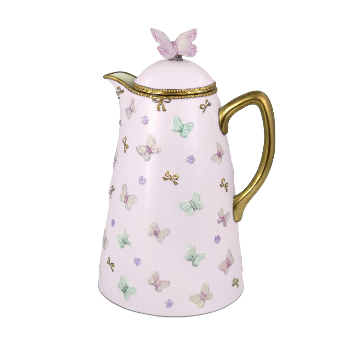 Butterfly Pastel Pink Thermos