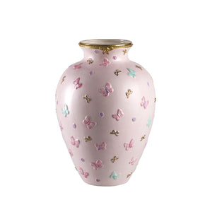Butterfly Medium Vase - Pink