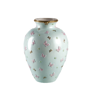 Butterfly Medium Vase - Aquamarine