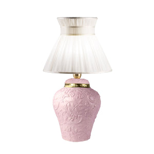 Taormina Small Table Lamp - Pink & Gold