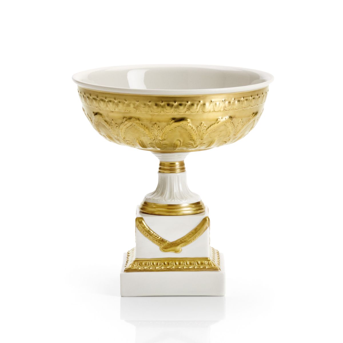 Empire White & Gold Nuts Bowl