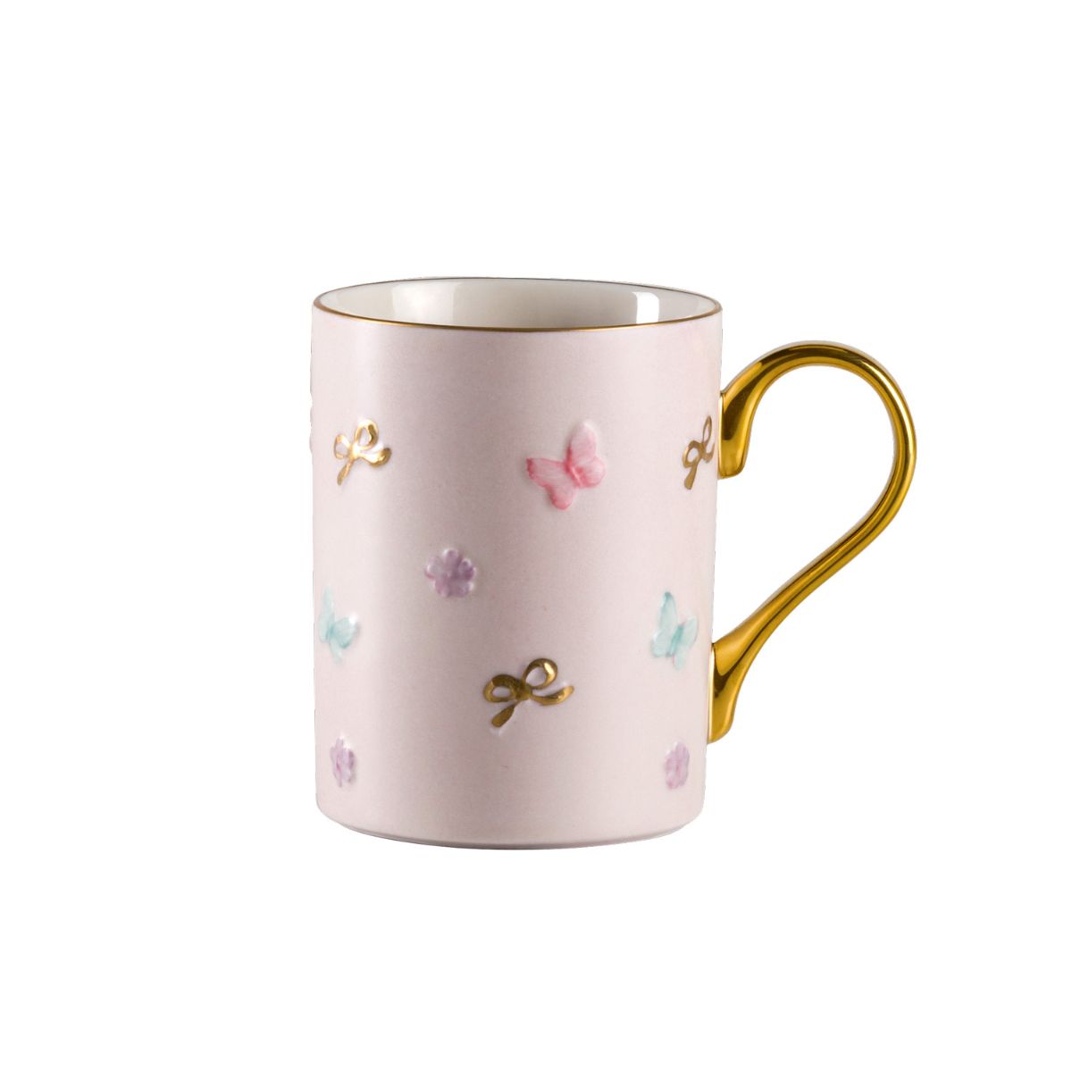 Butterfly Pastel Pink Mug