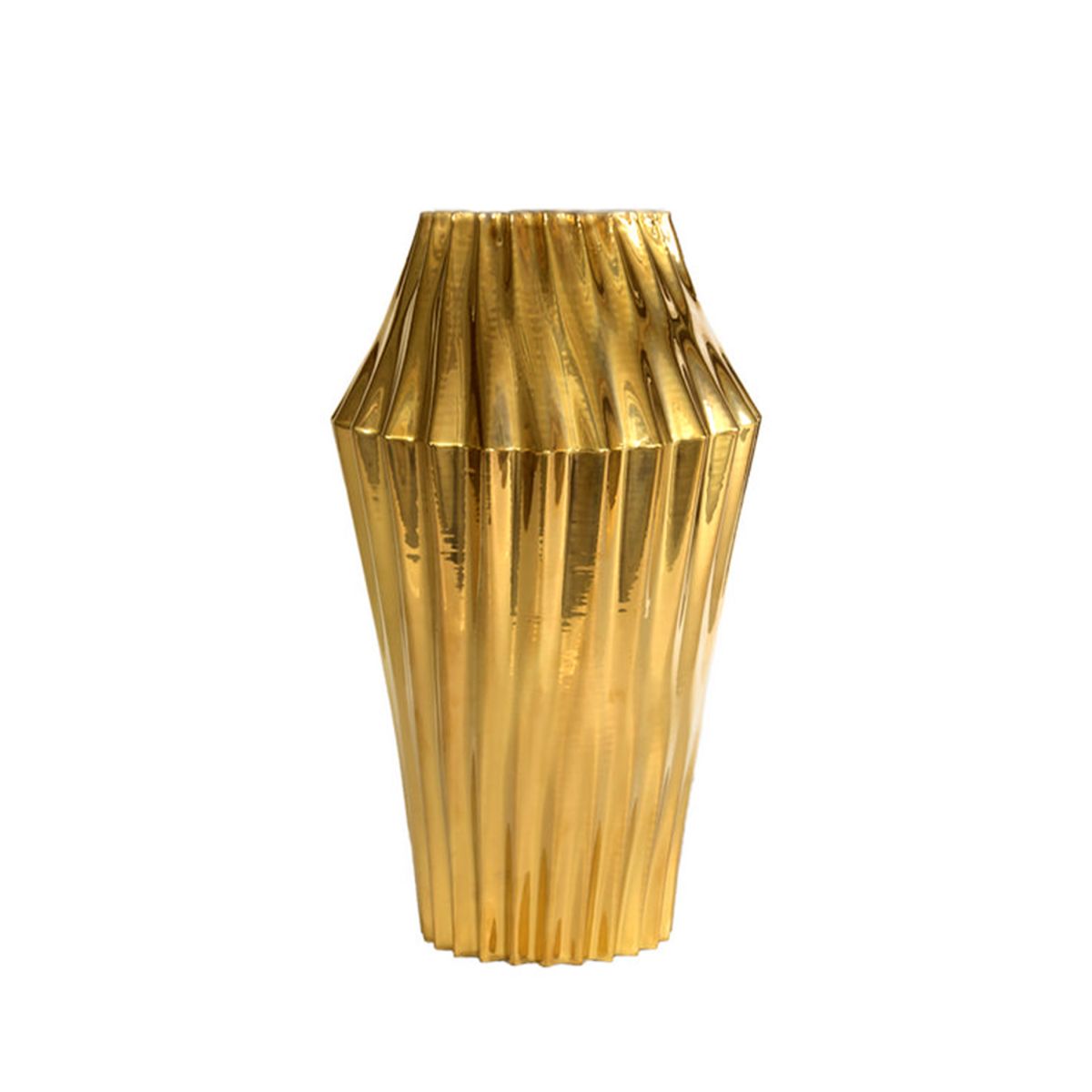 Vertigo Medium Vase - Gold 