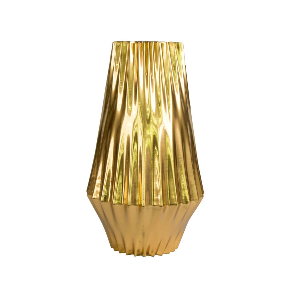 Vertigo Large Vase - Gold
