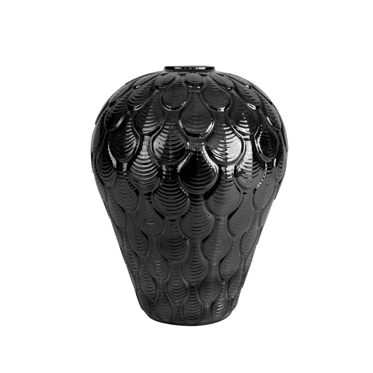 Coquille Large Vase - Black 
