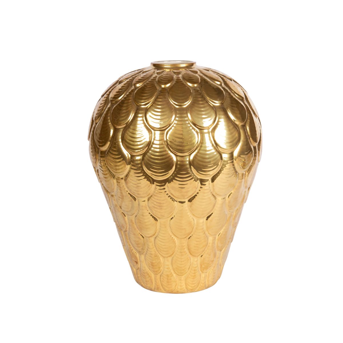 Coquille Large Vase - Gold