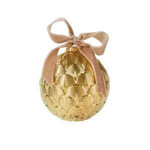Peacock Bauble - Gold