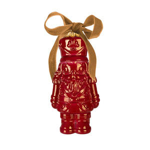 Nutcracker Hanging Decoration - Pearly Red